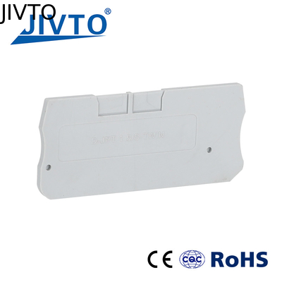 D-PT1.5-TW صفحه مانع انتهای برای PT 1.5-TW Twin Wire Connector Din Rail Terminal Block Accessories Cover End