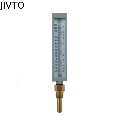 دماسنج صنعتی جیوه 100MM 40C شیشه صنعتی 3/4 